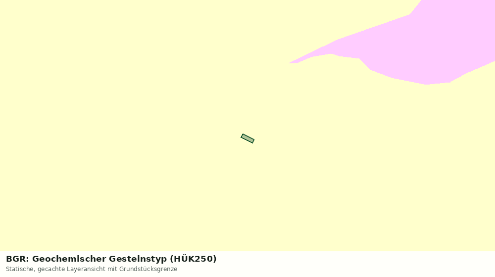 Statische Kartenansicht: BGR: Geochemischer Gesteinstyp (HÜK250)
