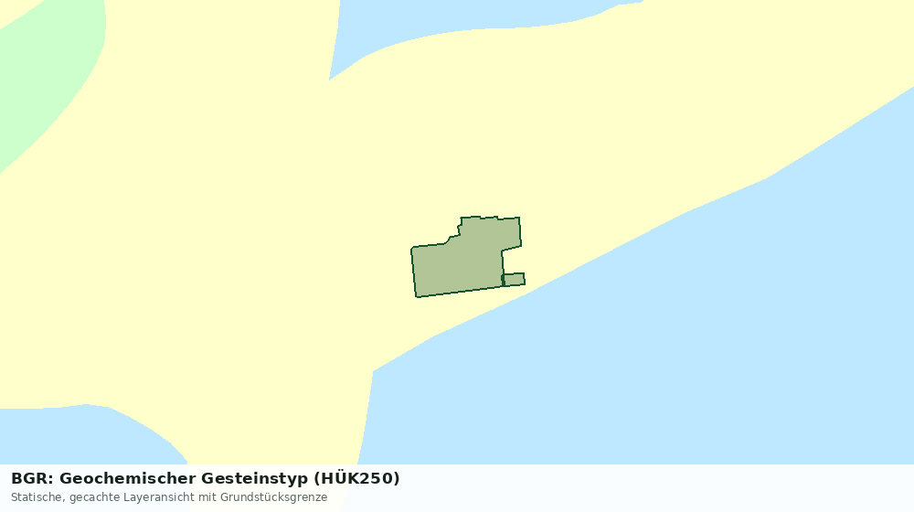 Statische Kartenansicht: BGR: Geochemischer Gesteinstyp (HÜK250)