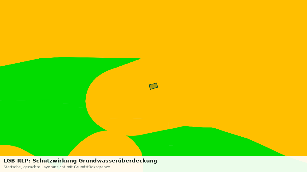 Statische Kartenansicht: LGB RLP: Schutzwirkung Grundwasserüberdeckung