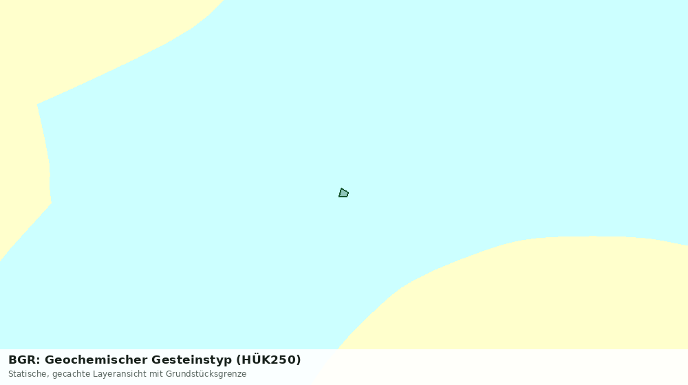 Statische Kartenansicht: BGR: Geochemischer Gesteinstyp (HÜK250)