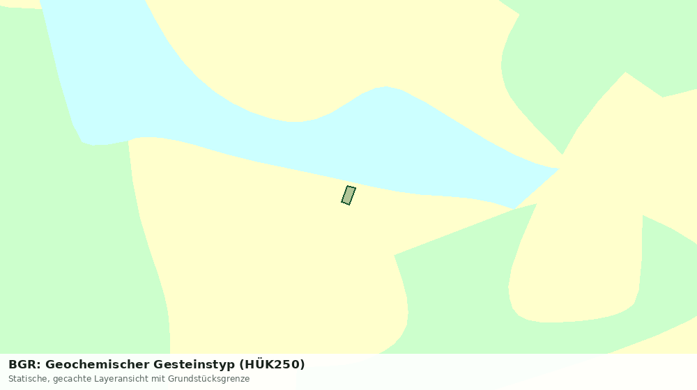 Statische Kartenansicht: BGR: Geochemischer Gesteinstyp (HÜK250)