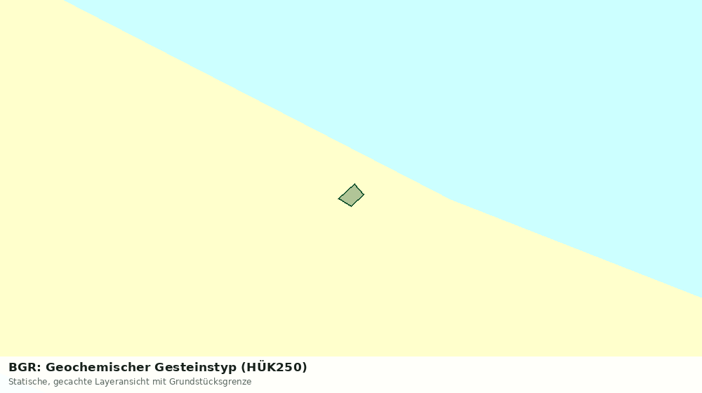 Statische Kartenansicht: BGR: Geochemischer Gesteinstyp (HÜK250)