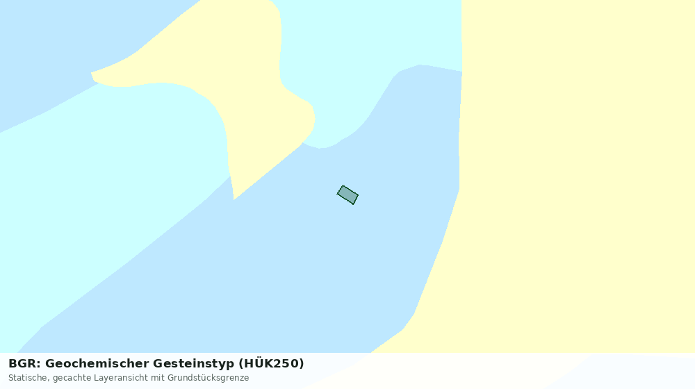 Statische Kartenansicht: BGR: Geochemischer Gesteinstyp (HÜK250)