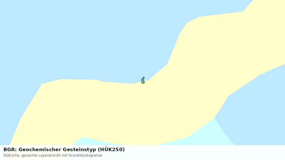 Statische Kartenansicht: BGR: Geochemischer Gesteinstyp (HÜK250)