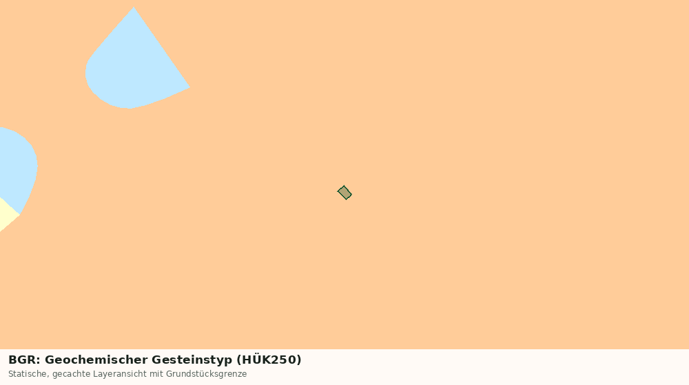 Statische Kartenansicht: BGR: Geochemischer Gesteinstyp (HÜK250)