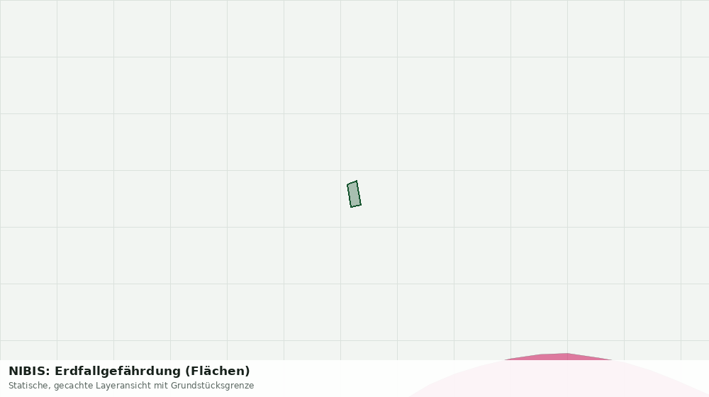 Statische Kartenansicht: NIBIS: Erdfallgefährdung (Flächen)