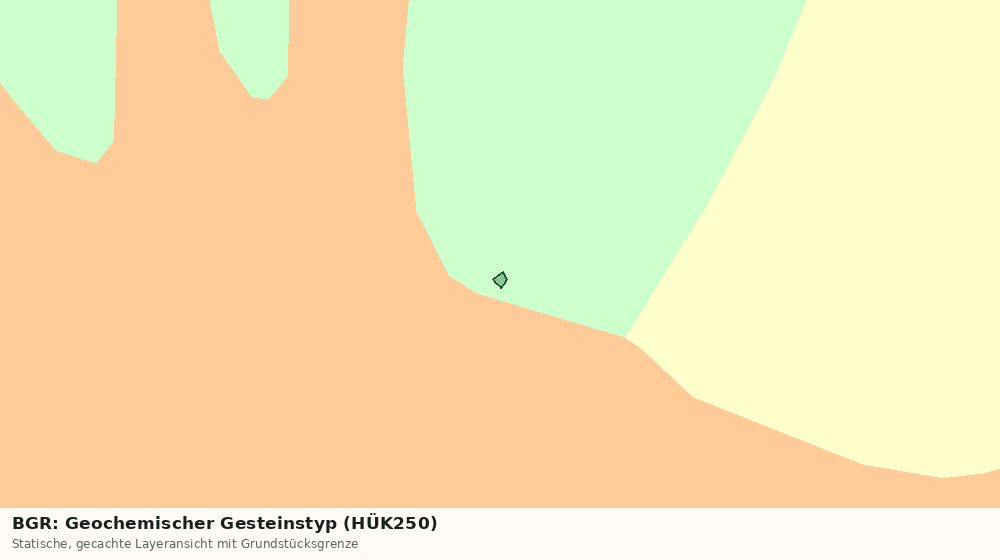 Statische Kartenansicht: BGR: Geochemischer Gesteinstyp (HÜK250)