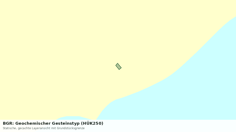 Statische Kartenansicht: BGR: Geochemischer Gesteinstyp (HÜK250)