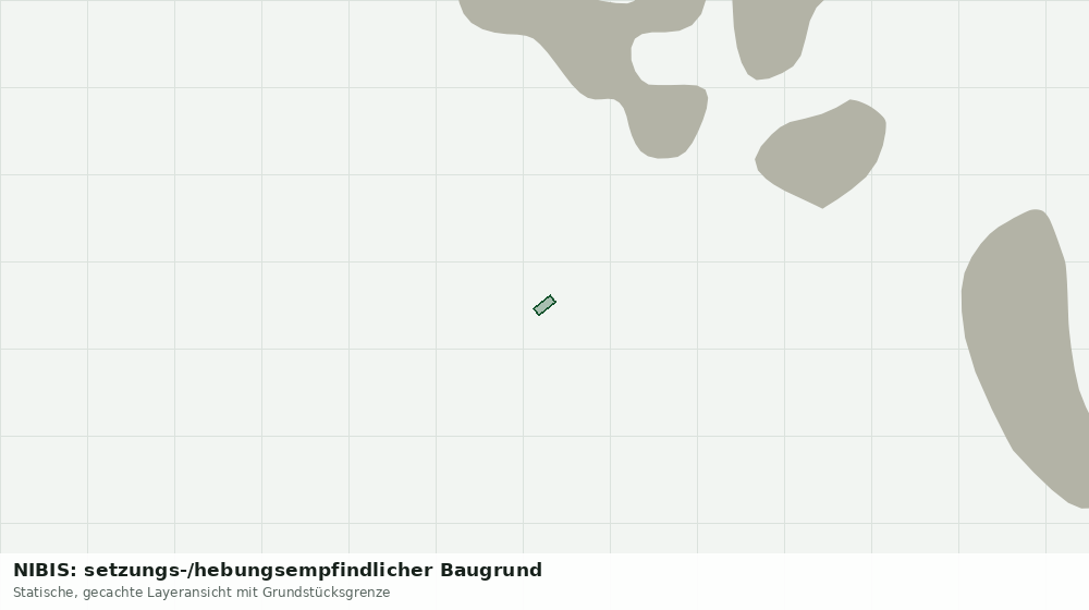 Statische Kartenansicht: NIBIS: setzungs-/hebungsempfindlicher Baugrund