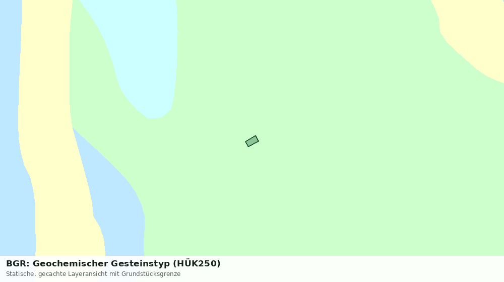 Statische Kartenansicht: BGR: Geochemischer Gesteinstyp (HÜK250)