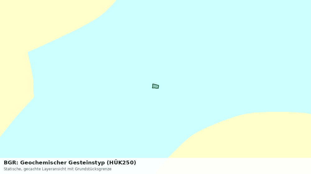 Statische Kartenansicht: BGR: Geochemischer Gesteinstyp (HÜK250)