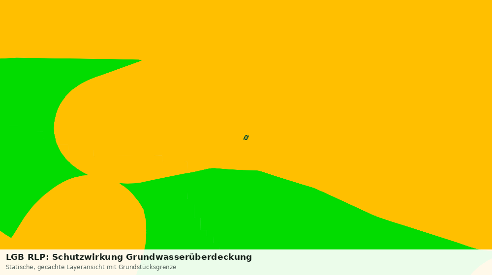 Statische Kartenansicht: LGB RLP: Schutzwirkung Grundwasserüberdeckung