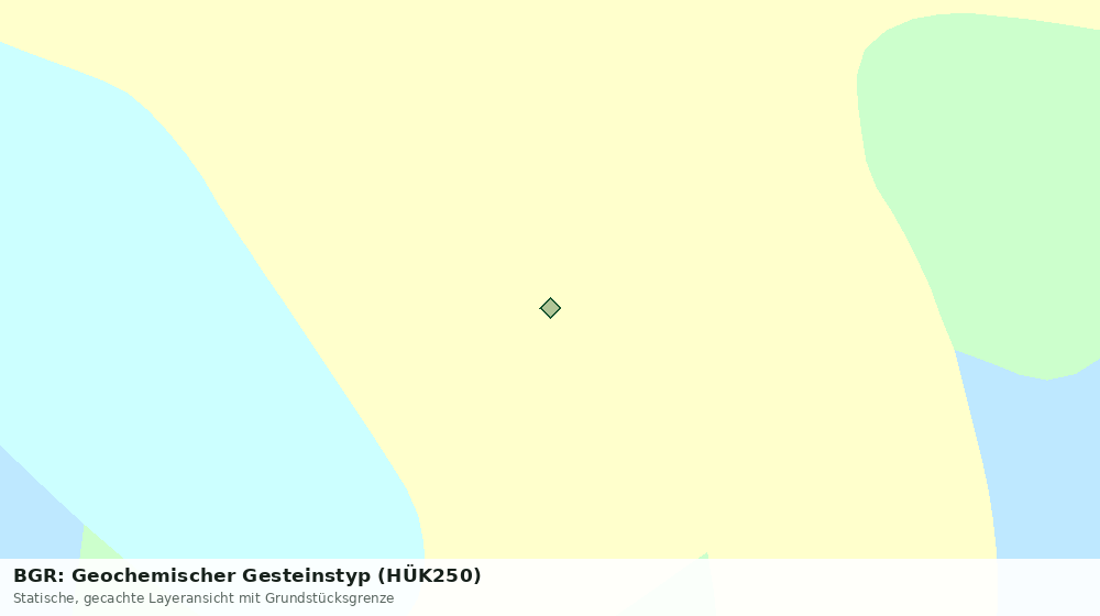 Statische Kartenansicht: BGR: Geochemischer Gesteinstyp (HÜK250)