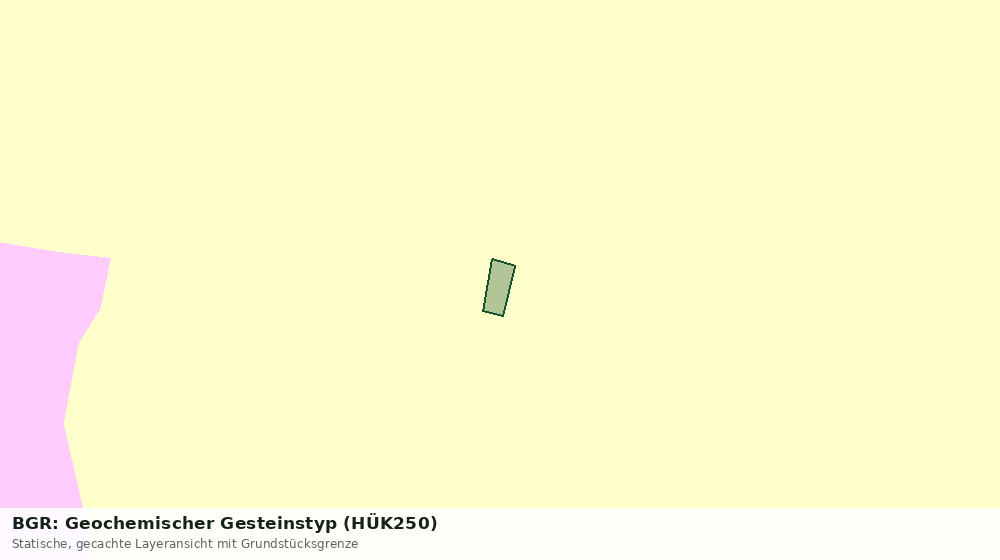 Statische Kartenansicht: BGR: Geochemischer Gesteinstyp (HÜK250)