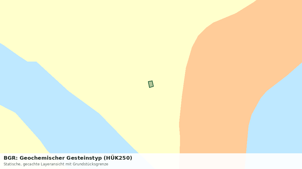 Statische Kartenansicht: BGR: Geochemischer Gesteinstyp (HÜK250)
