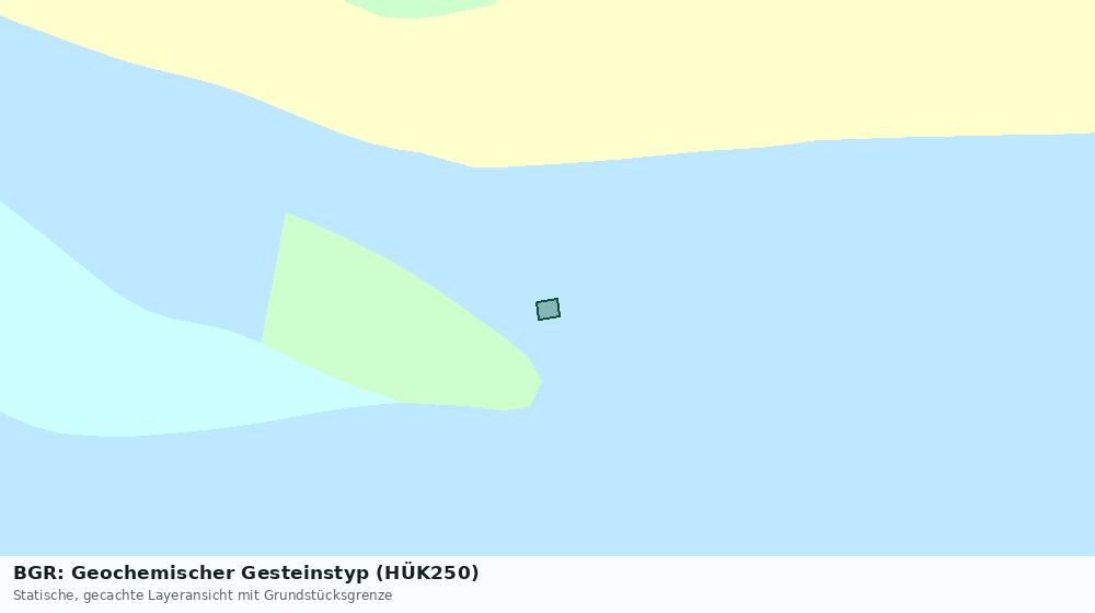 Statische Kartenansicht: BGR: Geochemischer Gesteinstyp (HÜK250)