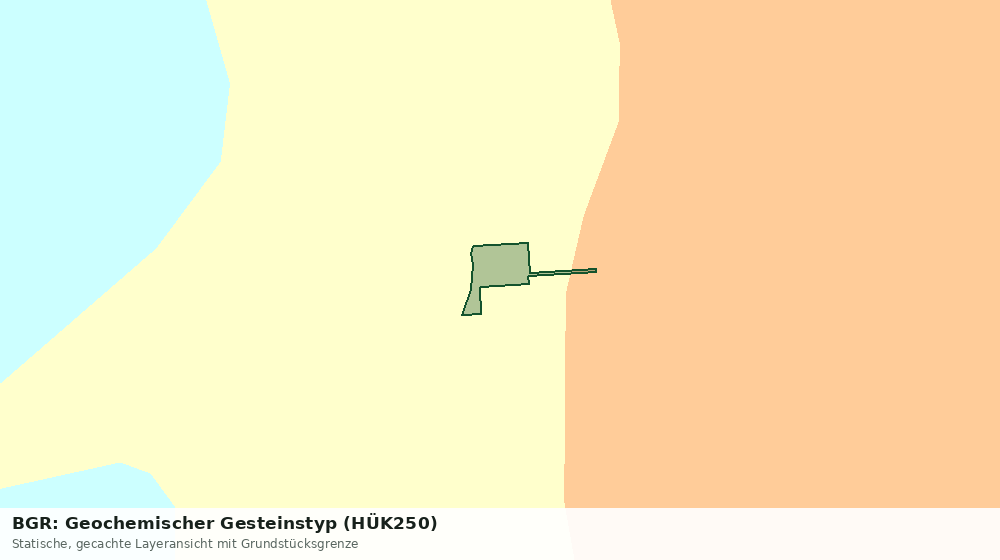 Statische Kartenansicht: BGR: Geochemischer Gesteinstyp (HÜK250)
