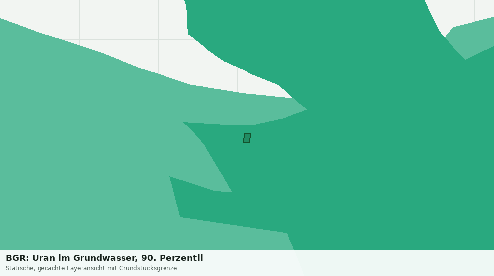 Statische Kartenansicht: BGR: Uran im Grundwasser, 90. Perzentil