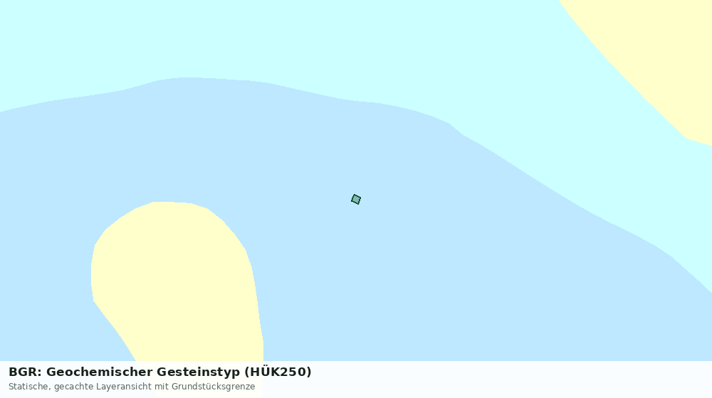 Statische Kartenansicht: BGR: Geochemischer Gesteinstyp (HÜK250)