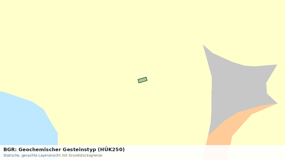 Statische Kartenansicht: BGR: Geochemischer Gesteinstyp (HÜK250)