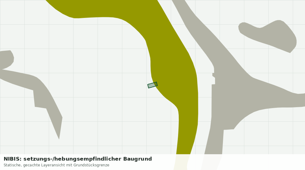 Statische Kartenansicht: NIBIS: setzungs-/hebungsempfindlicher Baugrund