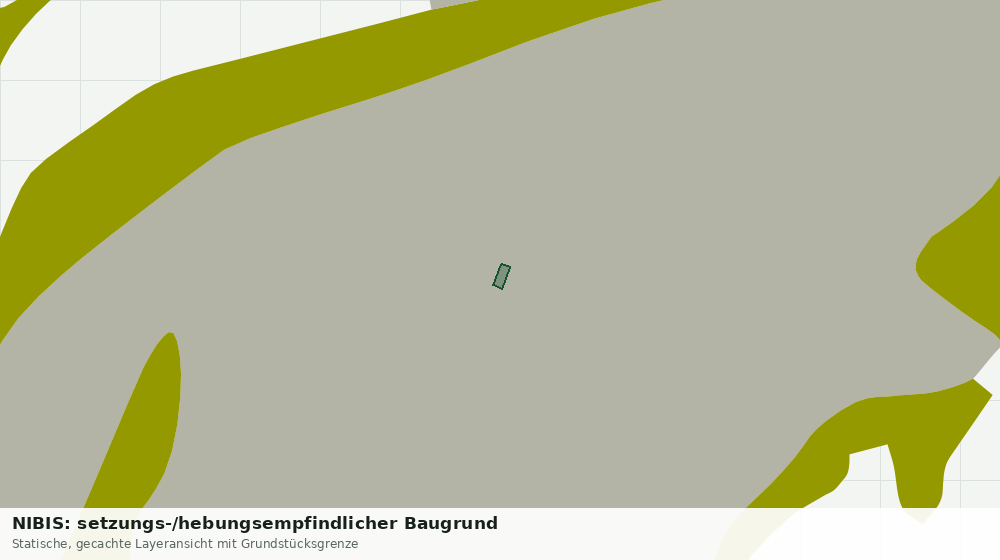 Statische Kartenansicht: NIBIS: setzungs-/hebungsempfindlicher Baugrund