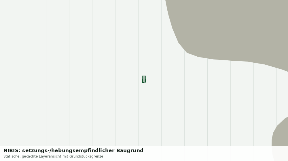 Statische Kartenansicht: NIBIS: setzungs-/hebungsempfindlicher Baugrund