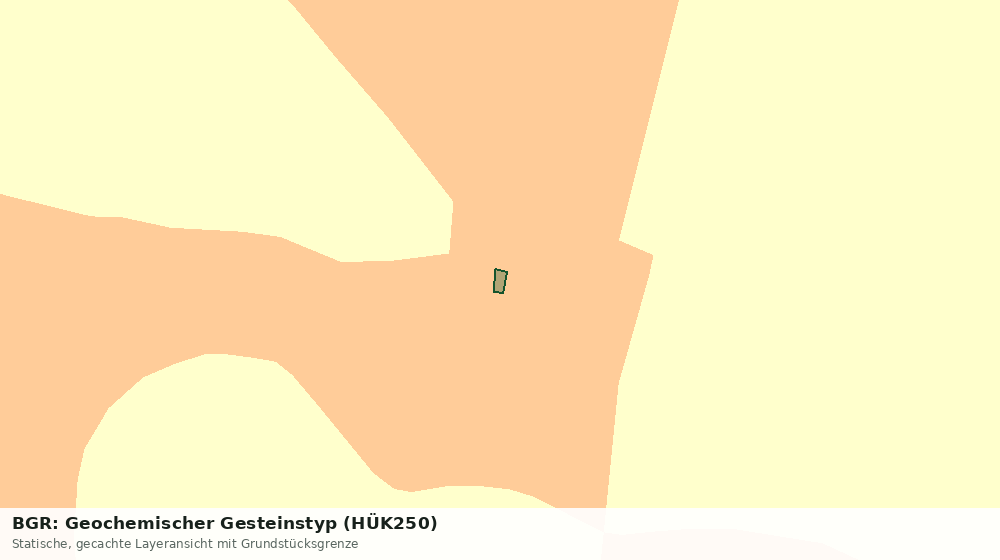 Statische Kartenansicht: BGR: Geochemischer Gesteinstyp (HÜK250)