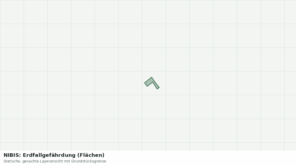 Statische Kartenansicht: NIBIS: Erdfallgefährdung (Flächen)