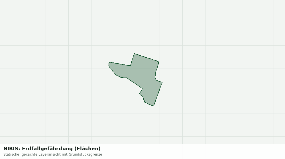 Statische Kartenansicht: NIBIS: Erdfallgefährdung (Flächen)