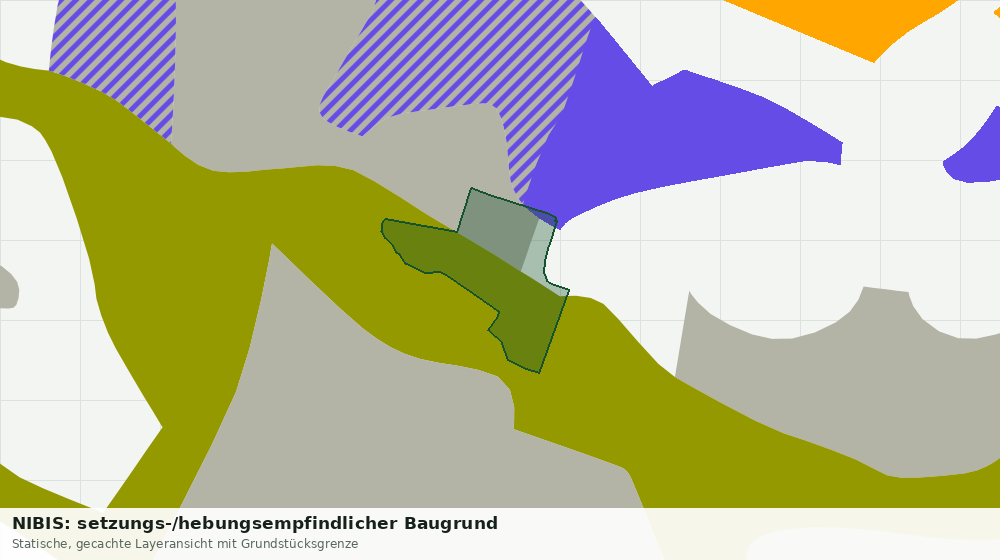Statische Kartenansicht: NIBIS: setzungs-/hebungsempfindlicher Baugrund