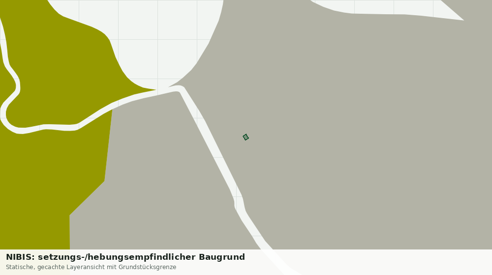 Statische Kartenansicht: NIBIS: setzungs-/hebungsempfindlicher Baugrund
