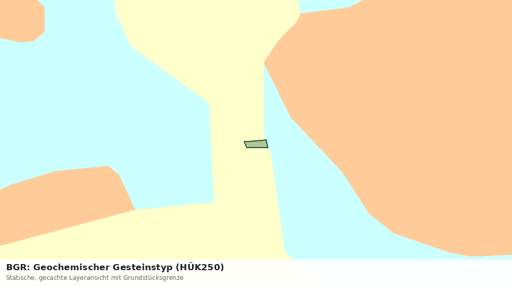 Statische Kartenansicht: BGR: Geochemischer Gesteinstyp (HÜK250)
