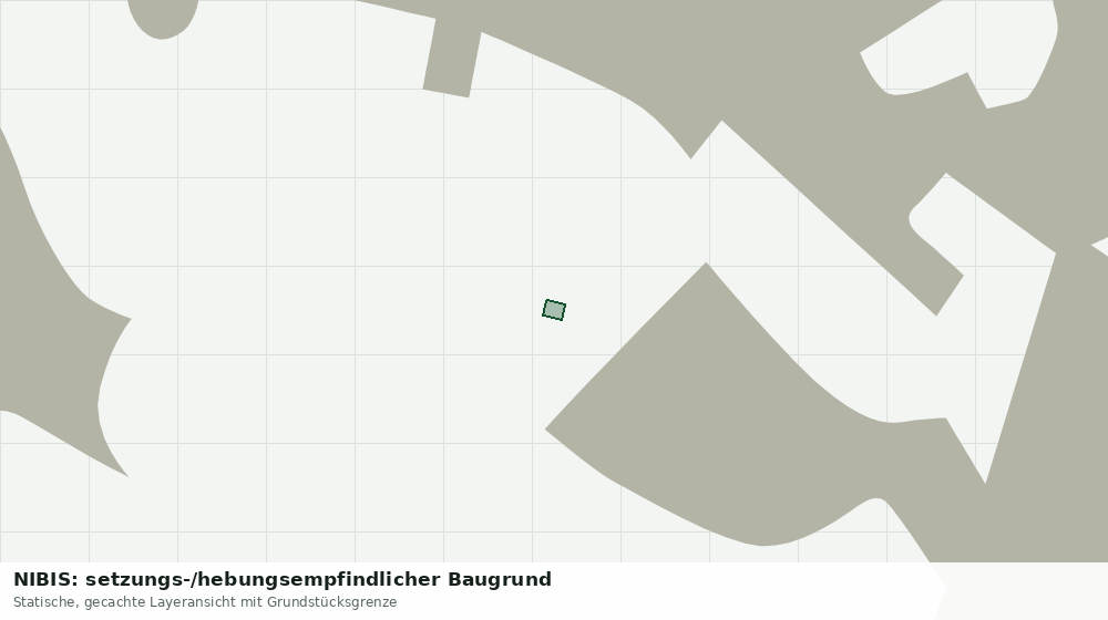 Statische Kartenansicht: NIBIS: setzungs-/hebungsempfindlicher Baugrund