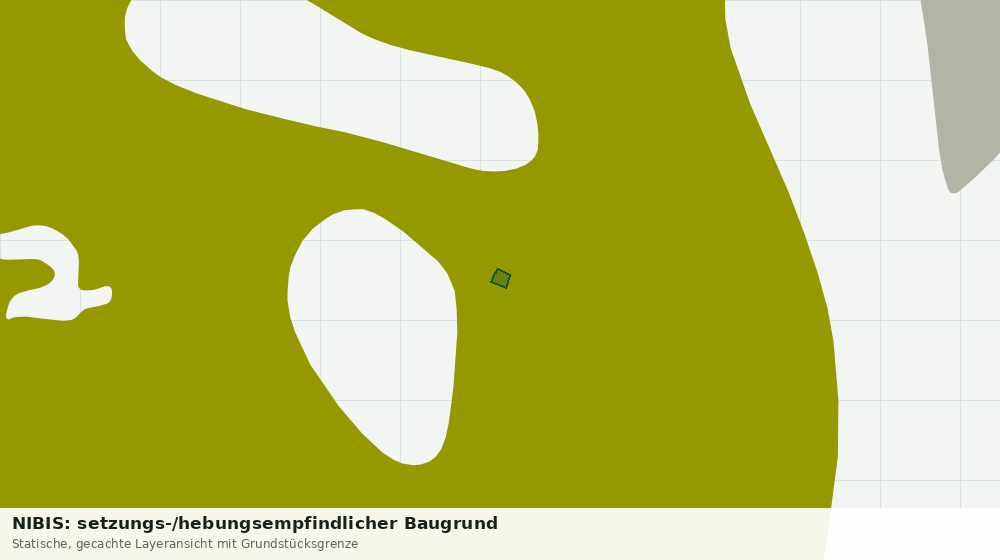 Statische Kartenansicht: NIBIS: setzungs-/hebungsempfindlicher Baugrund