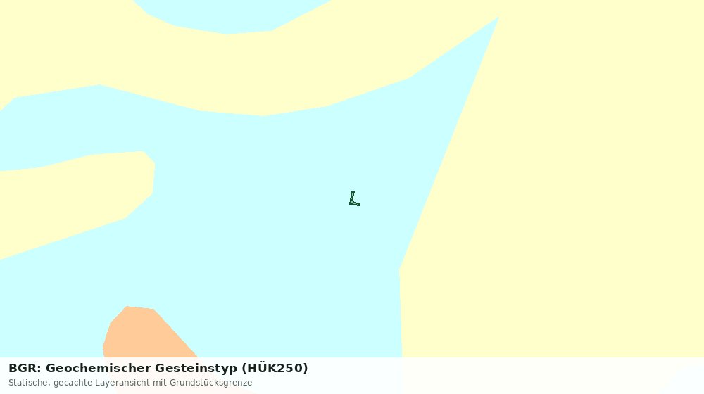 Statische Kartenansicht: BGR: Geochemischer Gesteinstyp (HÜK250)