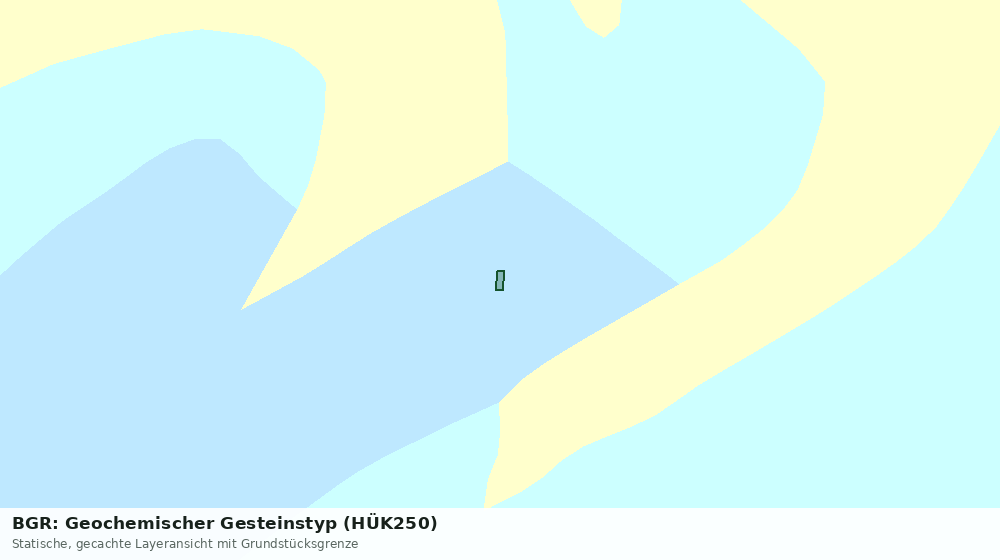 Statische Kartenansicht: BGR: Geochemischer Gesteinstyp (HÜK250)