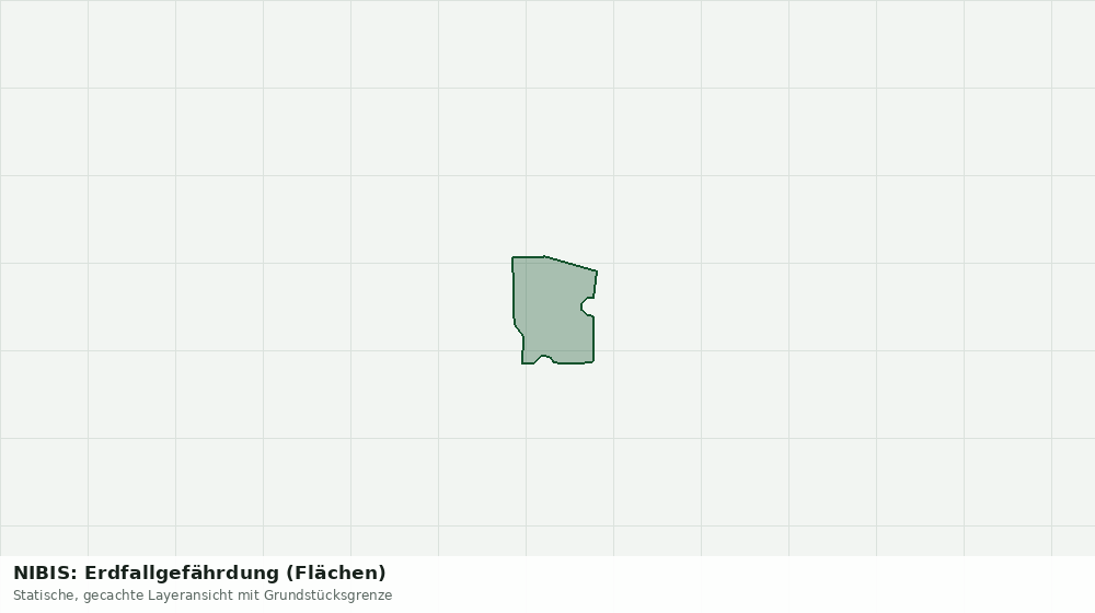 Statische Kartenansicht: NIBIS: Erdfallgefährdung (Flächen)