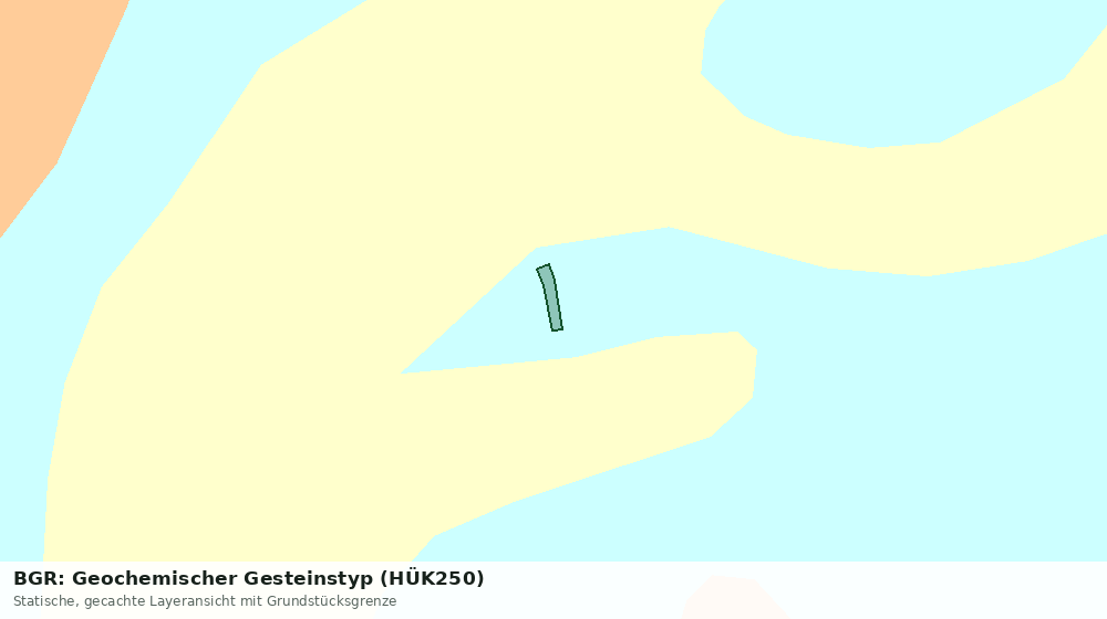 Statische Kartenansicht: BGR: Geochemischer Gesteinstyp (HÜK250)