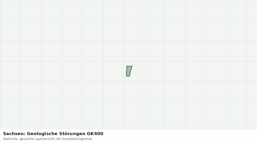 Statische Kartenansicht: Sachsen: Geologische Störungen GK400