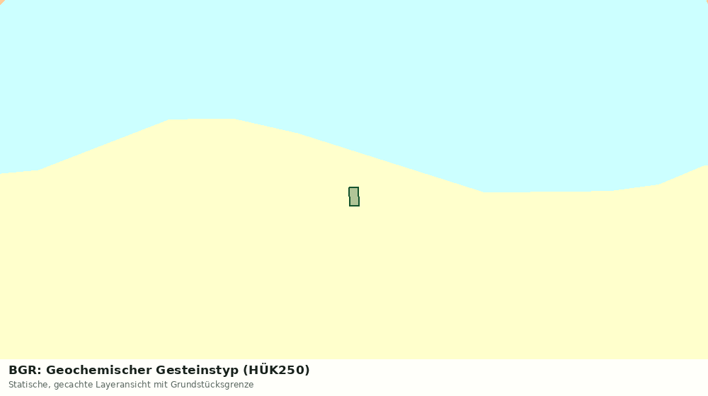 Statische Kartenansicht: BGR: Geochemischer Gesteinstyp (HÜK250)