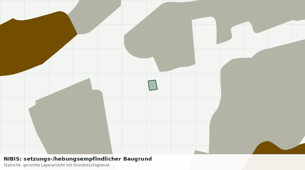 Statische Kartenansicht: NIBIS: setzungs-/hebungsempfindlicher Baugrund