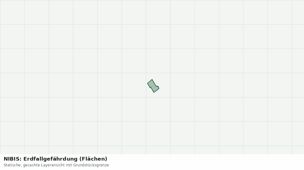 Statische Kartenansicht: NIBIS: Erdfallgefährdung (Flächen)
