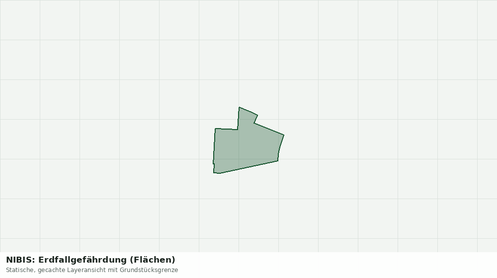 Statische Kartenansicht: NIBIS: Erdfallgefährdung (Flächen)