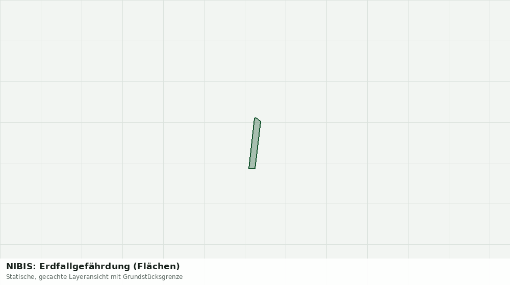 Statische Kartenansicht: NIBIS: Erdfallgefährdung (Flächen)