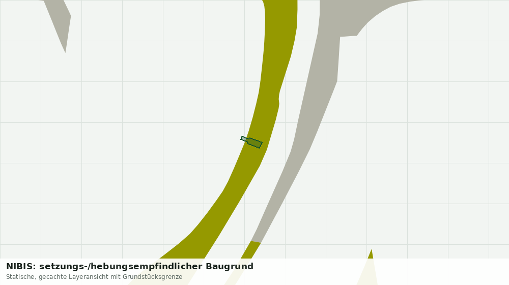 Statische Kartenansicht: NIBIS: setzungs-/hebungsempfindlicher Baugrund
