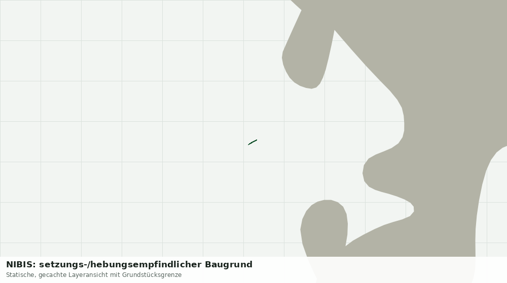 Statische Kartenansicht: NIBIS: setzungs-/hebungsempfindlicher Baugrund