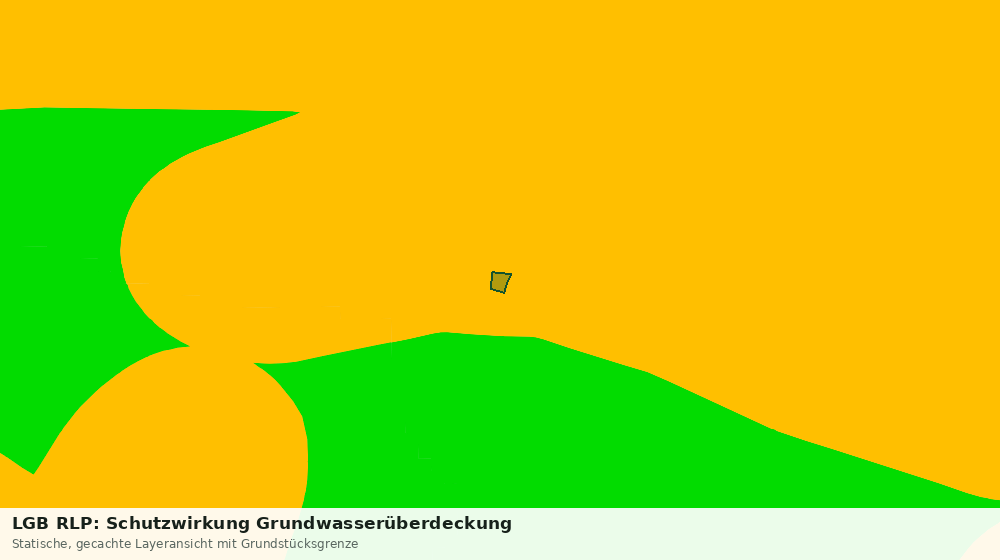 Statische Kartenansicht: LGB RLP: Schutzwirkung Grundwasserüberdeckung