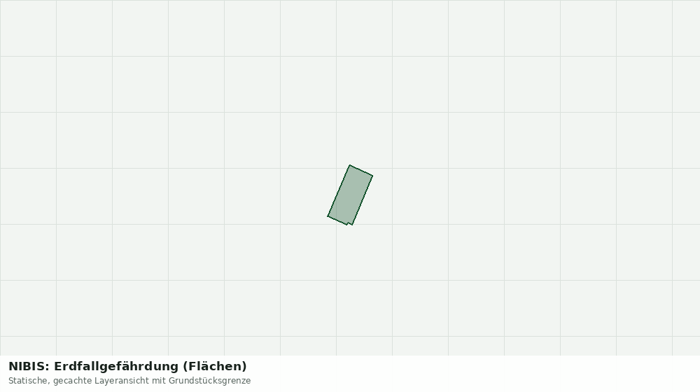 Statische Kartenansicht: NIBIS: Erdfallgefährdung (Flächen)
