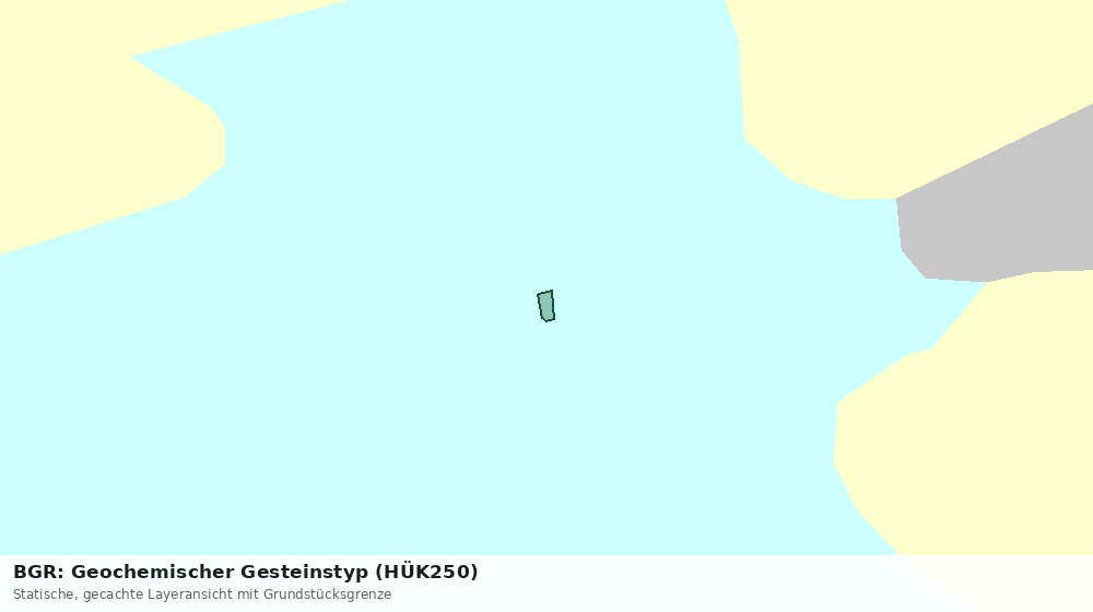 Statische Kartenansicht: BGR: Geochemischer Gesteinstyp (HÜK250)